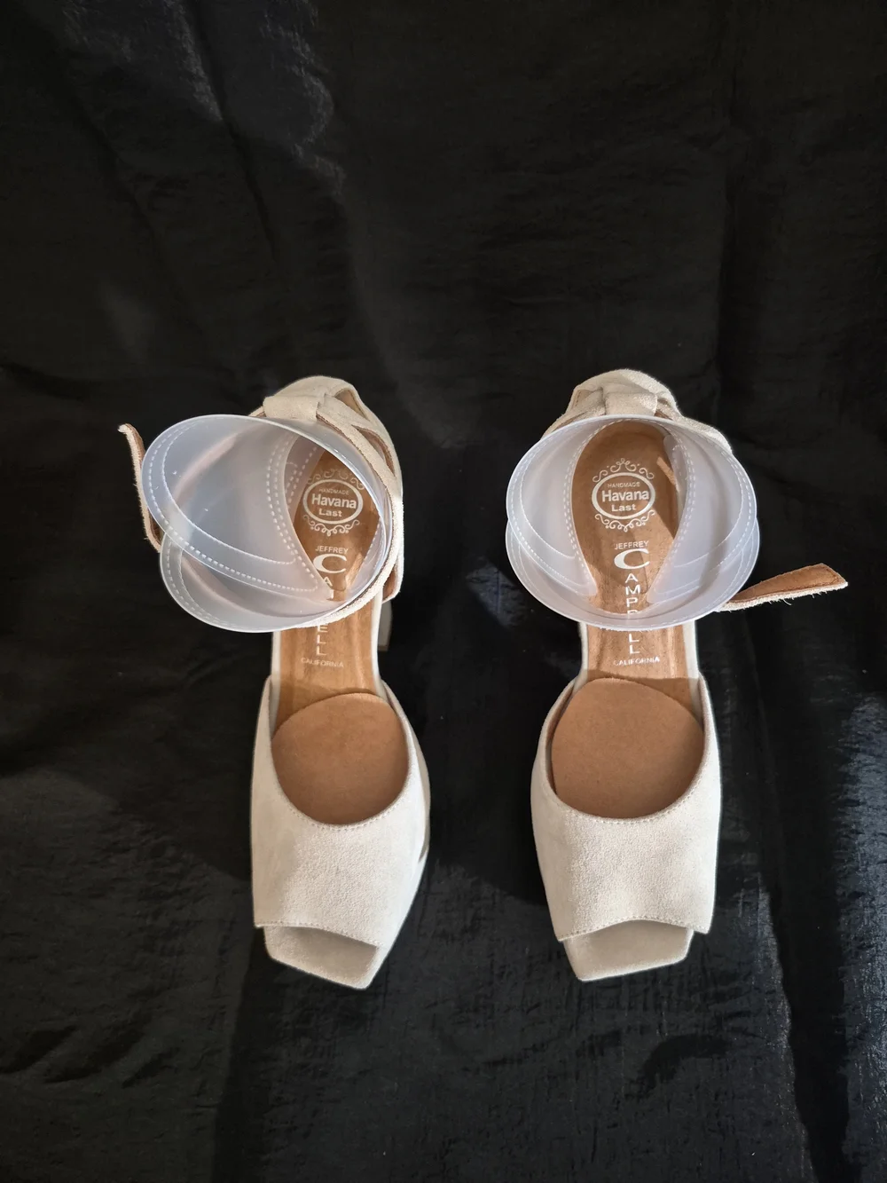 Jeffrey Campbell Havana Perfect 2- High Platforms In Ivory Suede
